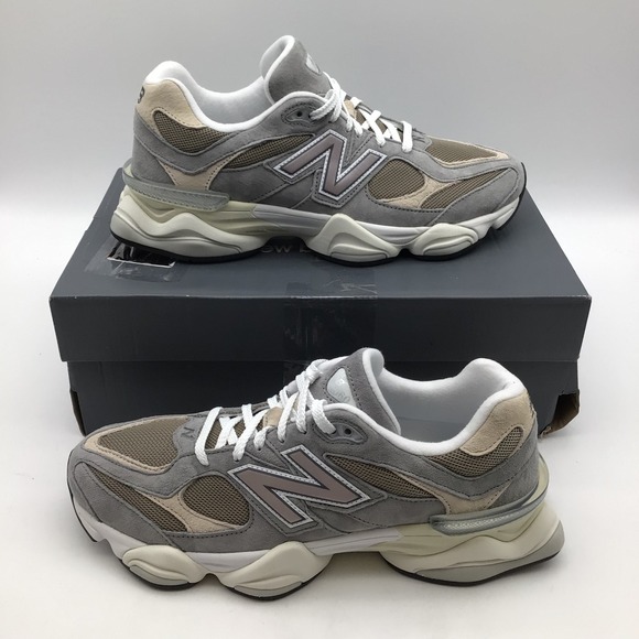 New Balance 9060 Grey Brown Lifestyle Sneakers‎ Mens Size 12 U9060LBA New